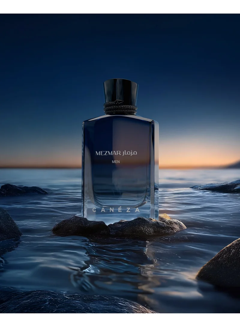 Canéza  Mezmar Men Eau de Parfum - Fresh Aromatic Scent with Bergamot, Lavender, Patchouli & Musk | Smooth Long-Lasting Masculine Fragrance | 100ML for Men | Best Price UAE